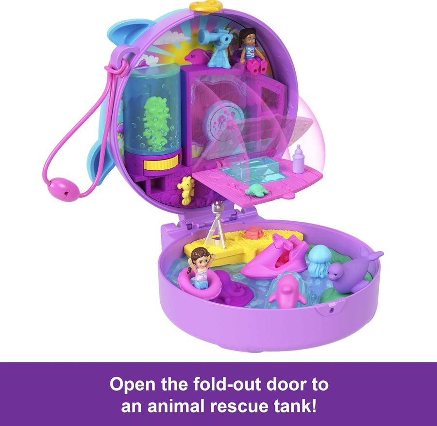 Polly Pocket Dolphin Rescue & Play Compact — view 4