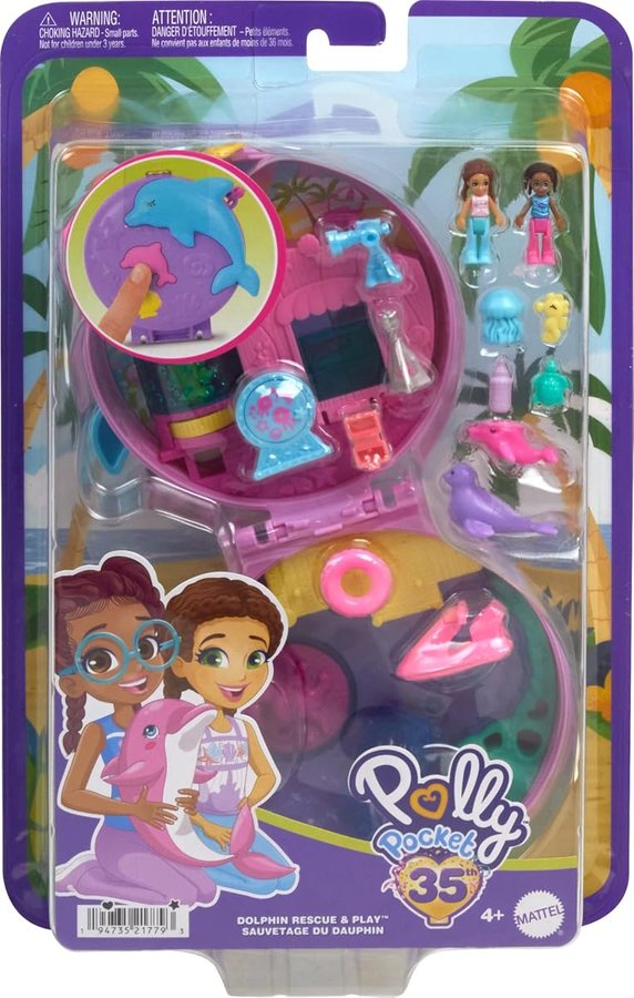 Polly Pocket Dolphin Rescue & Play Compact — view 6