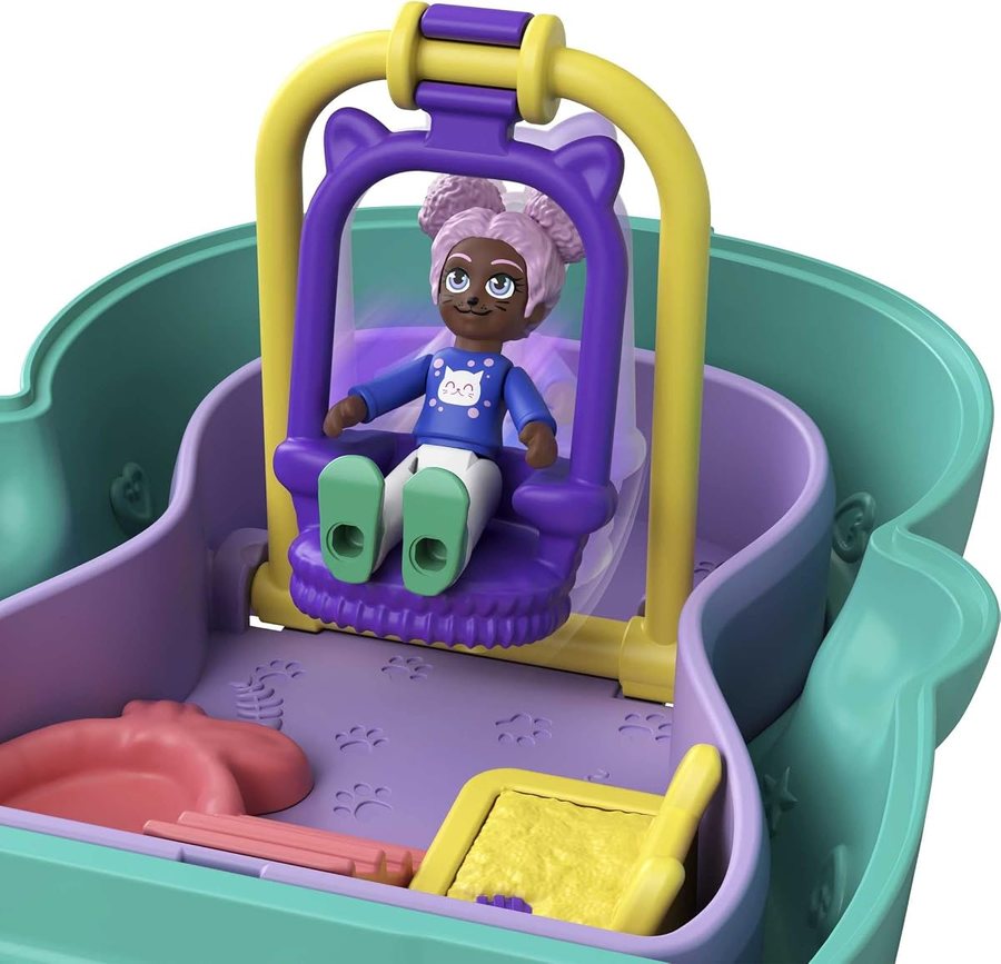 Polly Pocket Flip & Find Cat Compact — view 5