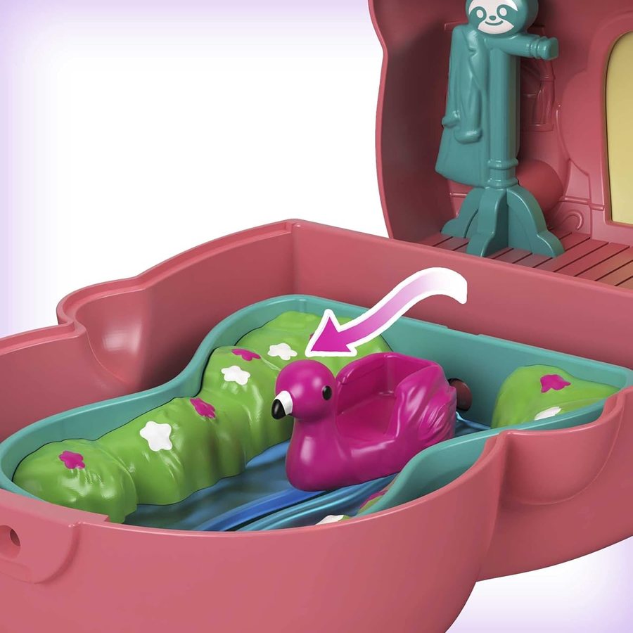 Polly Pocket Flip & Find Sloth Compact — view 5