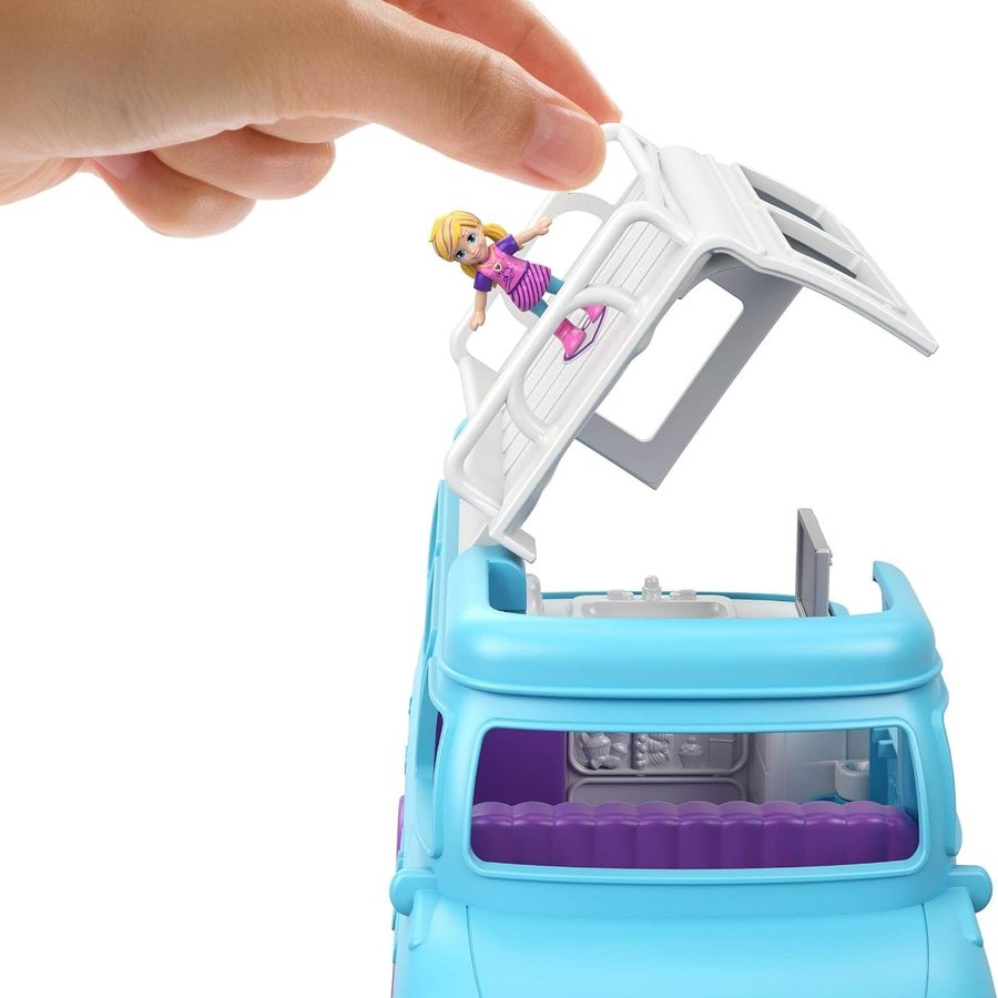Polly Pocket Glamping Van Playset — view 6