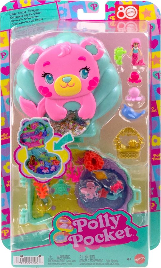 Polly Pocket Glitter Island Compact — view 6
