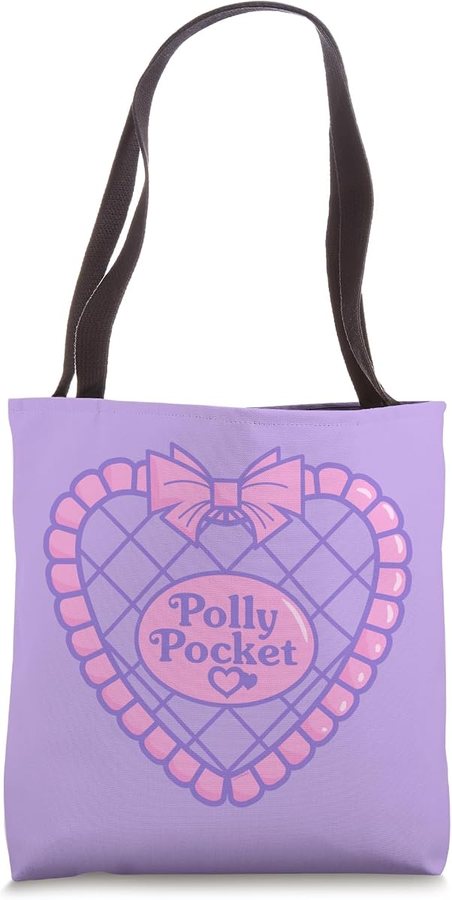 Polly Pocket Heart Logo Tote Bag