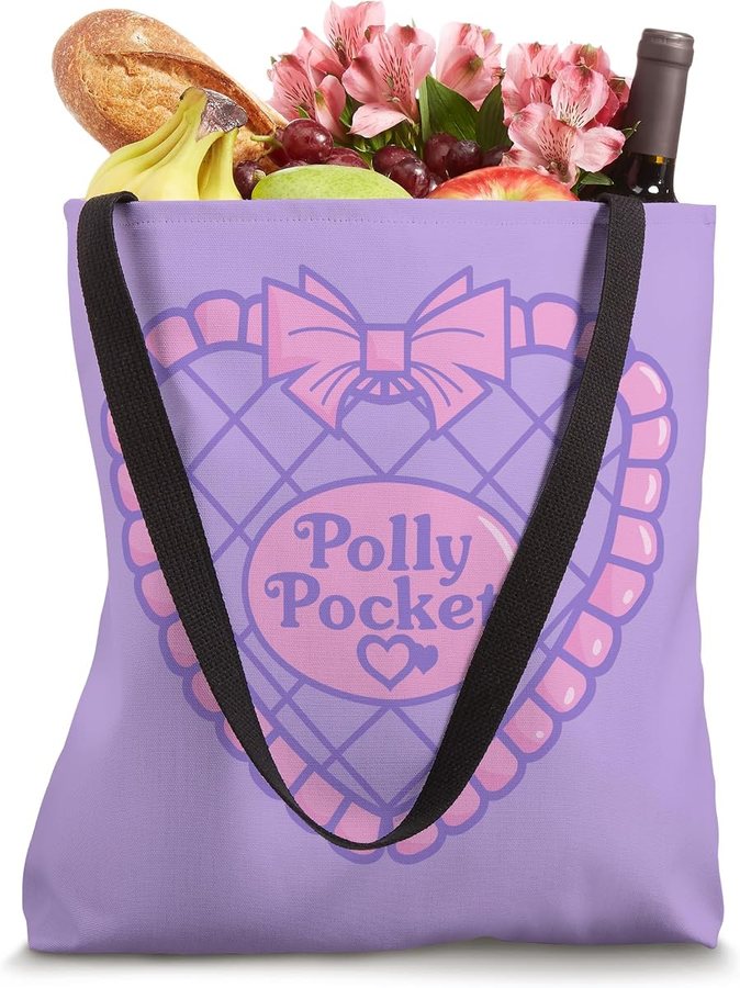 Polly Pocket Heart Logo Tote Bag — view 4