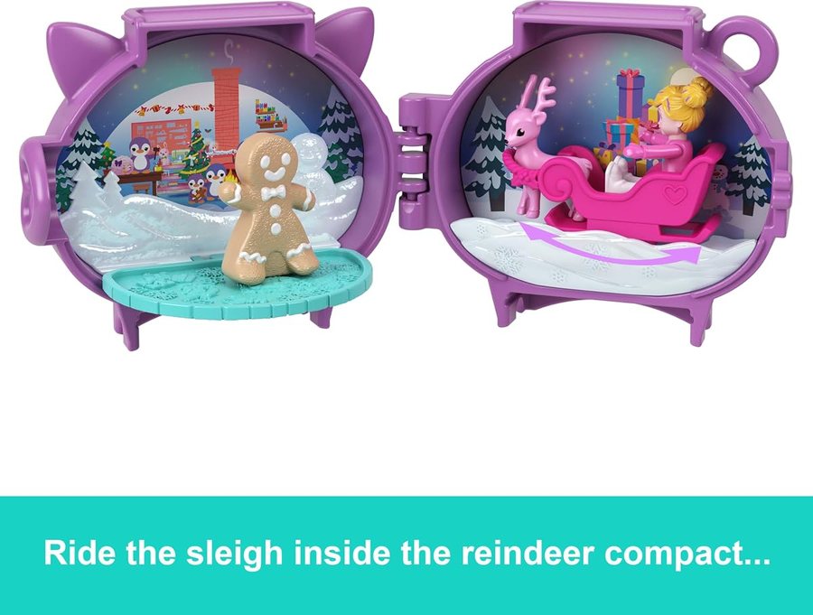 Polly Pocket Holiday Stackable Compact Bundle — view 3