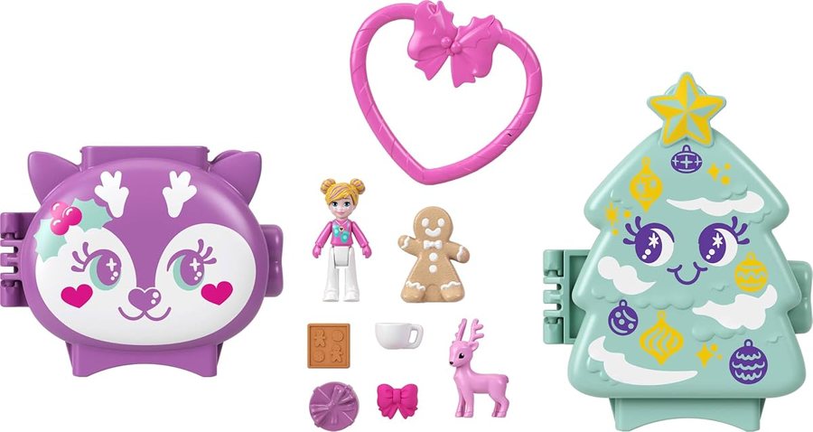 Polly Pocket Holiday Stackable Compact Bundle — view 5