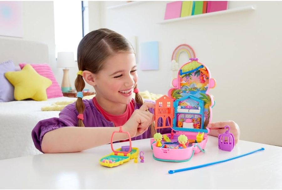Polly Pocket 2-in-1 Momma Monkey & Baby Wearable Compact — view 2