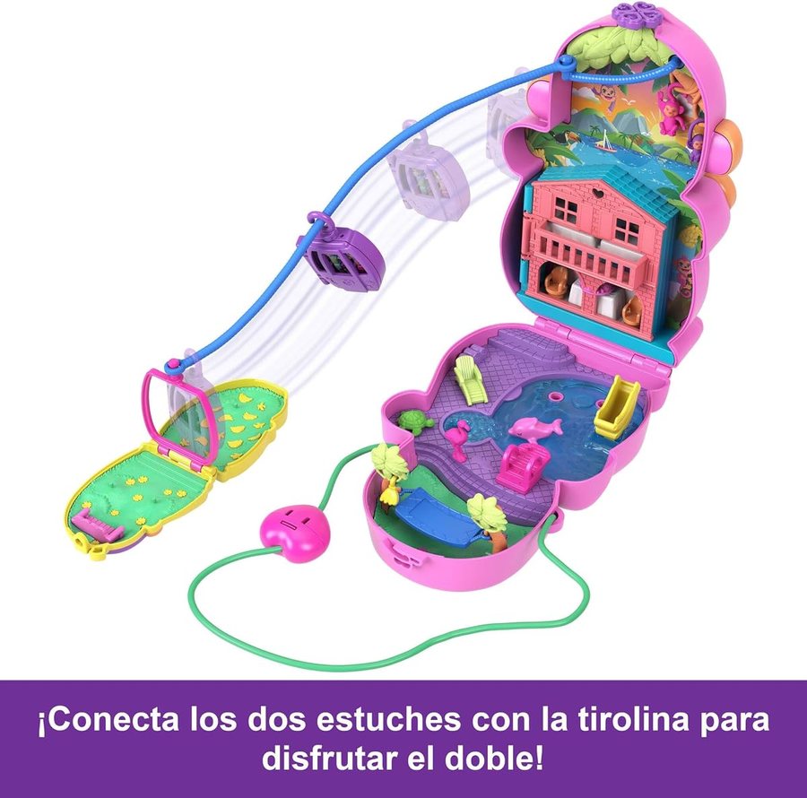 Polly Pocket 2-in-1 Momma Monkey & Baby Wearable Compact — view 3