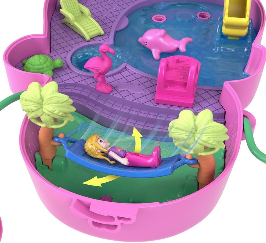 Polly Pocket 2-in-1 Momma Monkey & Baby Wearable Compact — view 6