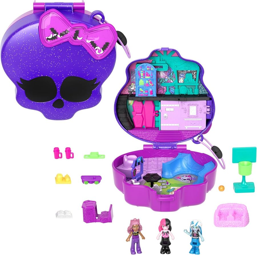 Polly Pocket Monster High Collaboration Compact