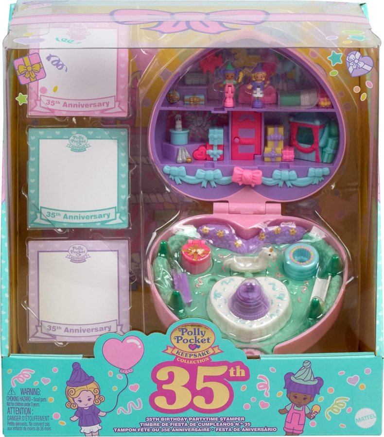 Polly Pocket 35th Birthday Partytime Stamper Heritage Compact — view 6