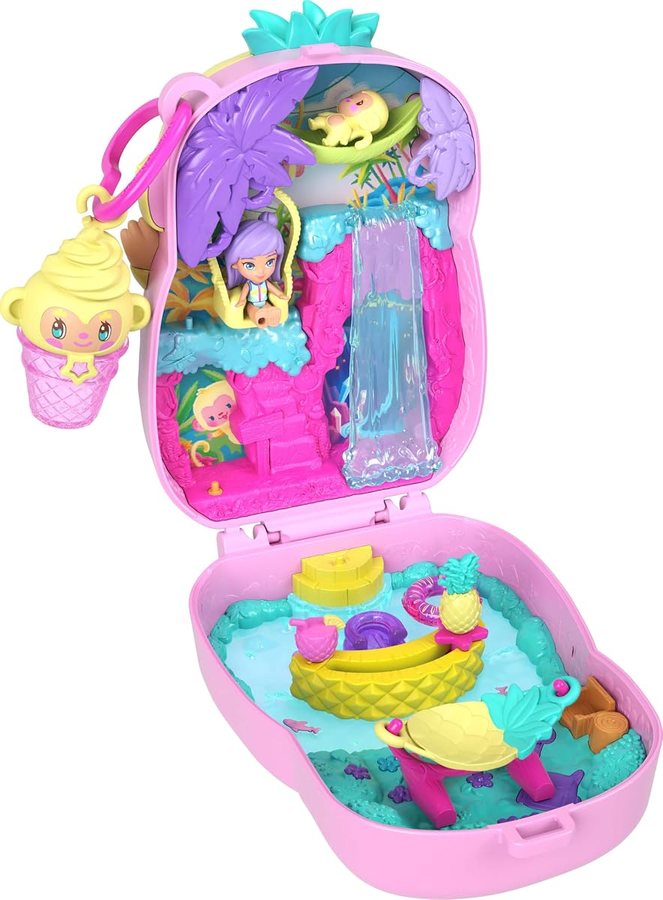 Polly Pocket Pineapple Monkey Compact — view 5