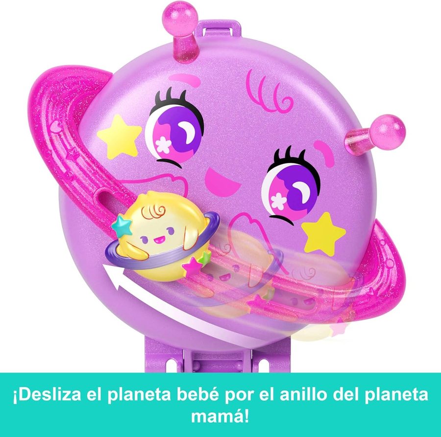Polly Pocket Planet Polly Outer Space Compact — view 3
