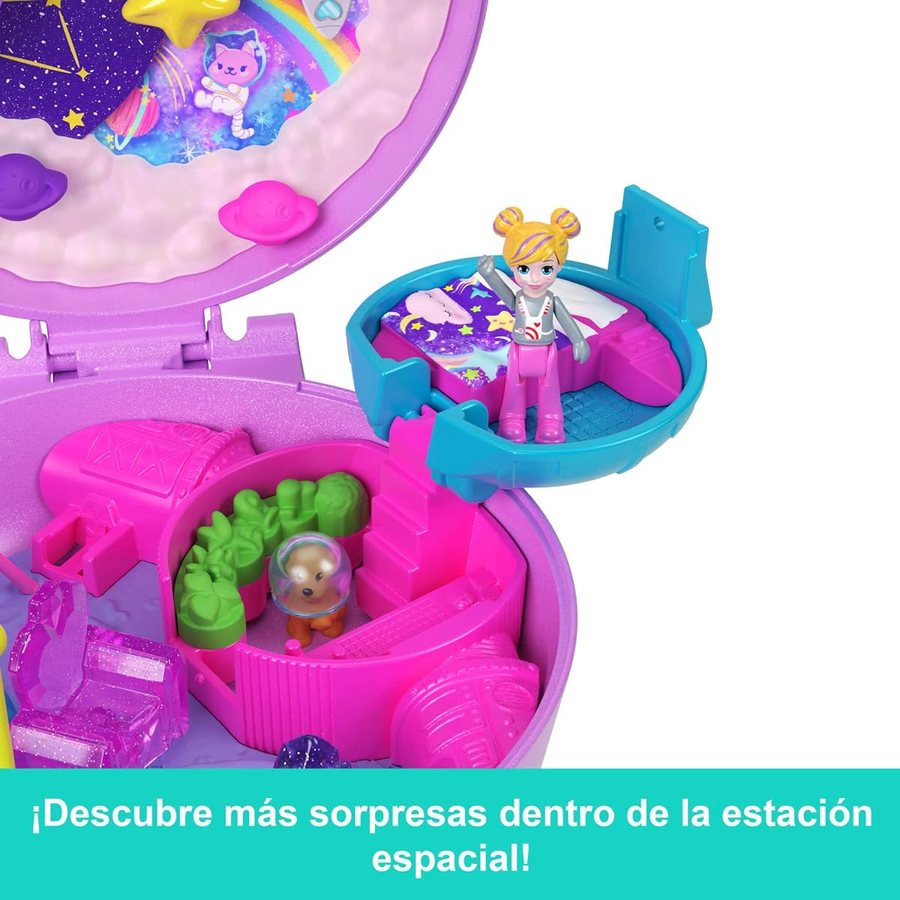 Polly Pocket Planet Polly Outer Space Compact — view 4