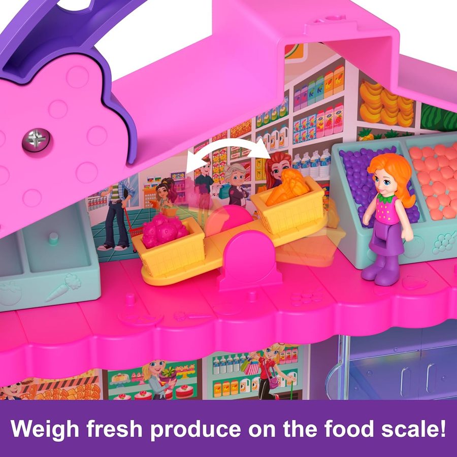 Polly Pocket Pollyville Fresh Market Playset — view 6
