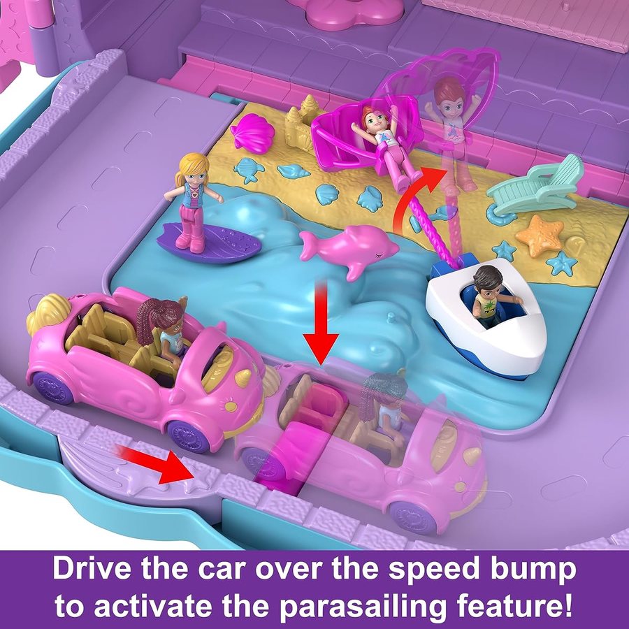Polly Pocket Resort Roll Away Playset — view 3