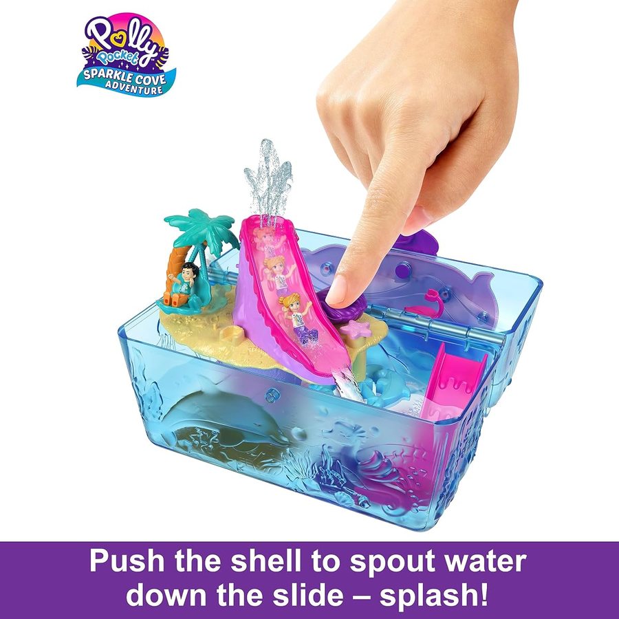 Polly Pocket Sparkle Cove Treasure Chest Playset — view 4