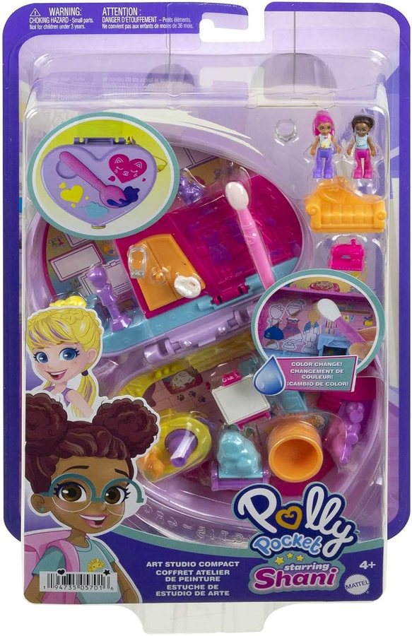 Polly Pocket Starring Shani Art Studio Compact — view 6