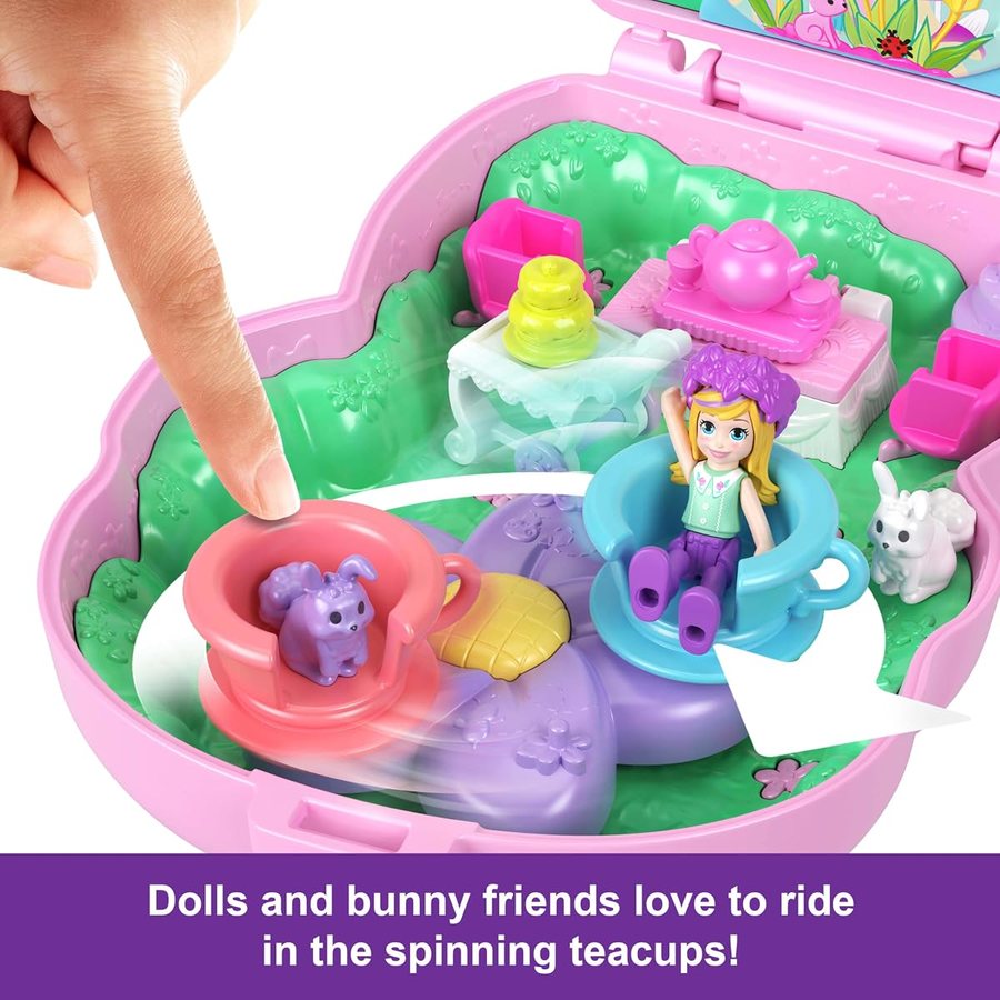 Polly Pocket Tea Party Bunny Compact — view 4