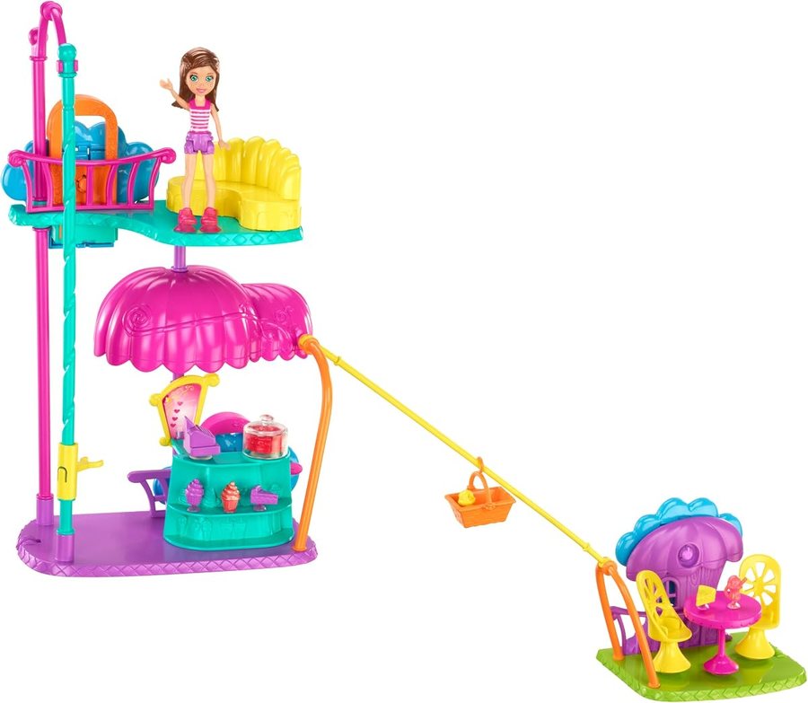 Polly Pocket Wall Party Pet Cafe Playset